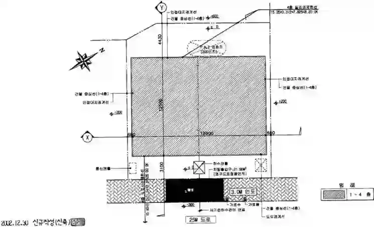 북가좌동 327-13 배치도 이미지